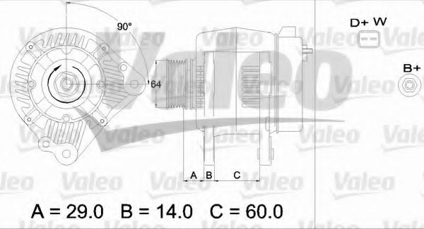 VALEO 436484 Alternator